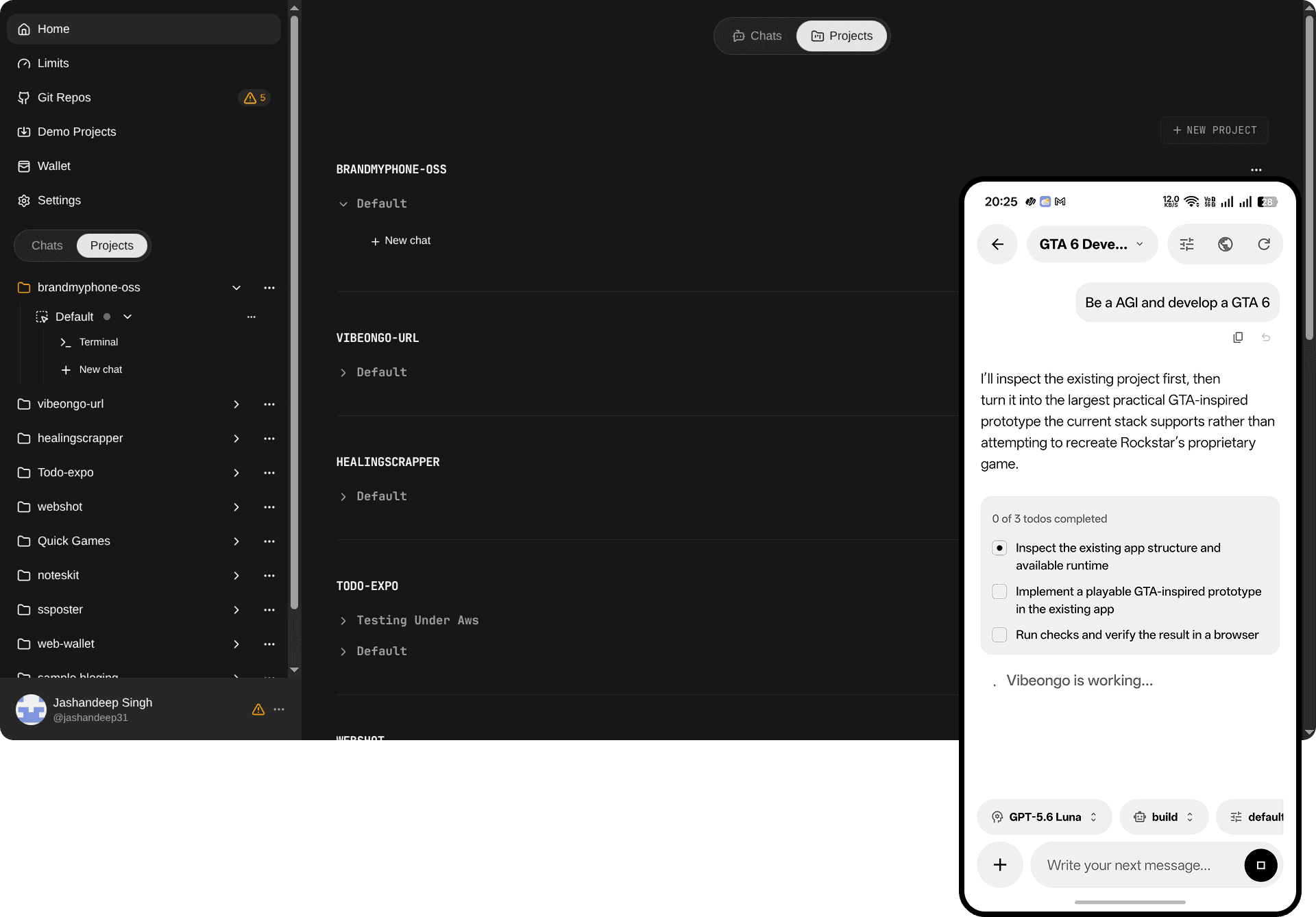 VibeOnGo screenshot 1